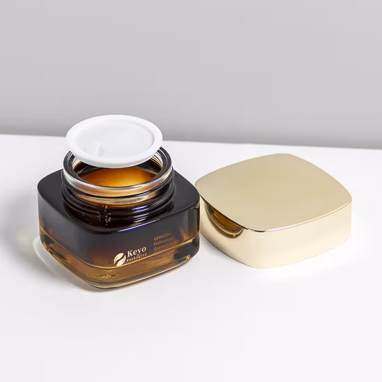 Maßgeschneiderte runde Luxus-Serum-Hautpflege-Haaröl-Tropfenflasche in rosa Glasflaschenpflege-Verpackung für ätherische Öle