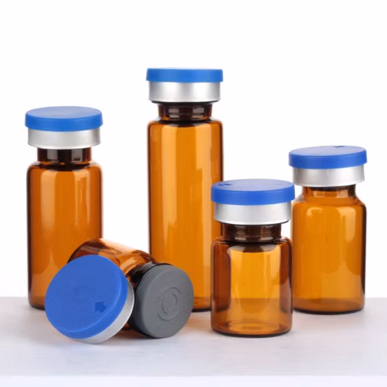 10 ml bernsteinfarbenes Röhrenglasfläschchen für die pharmazeutische Verpackung