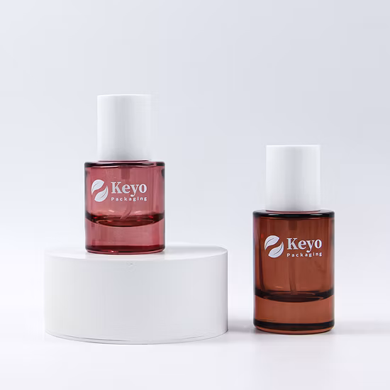 Beliebte leere 20 ml 30 ml 50 ml 150 ml quadratische Glaspumpe, kosmetische Flüssiggrundierungsflasche mit Verschluss